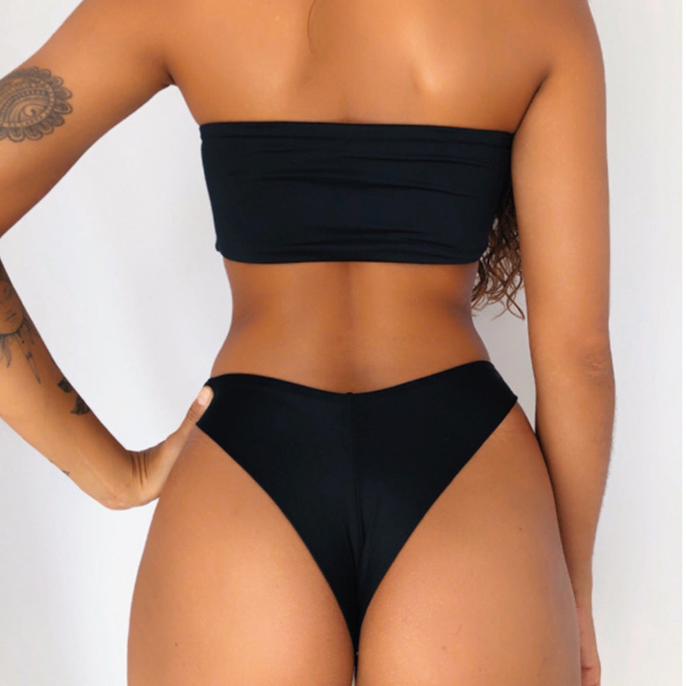 Bikini de Cintura Alta y Sensual para Mujeres, Diseño Único