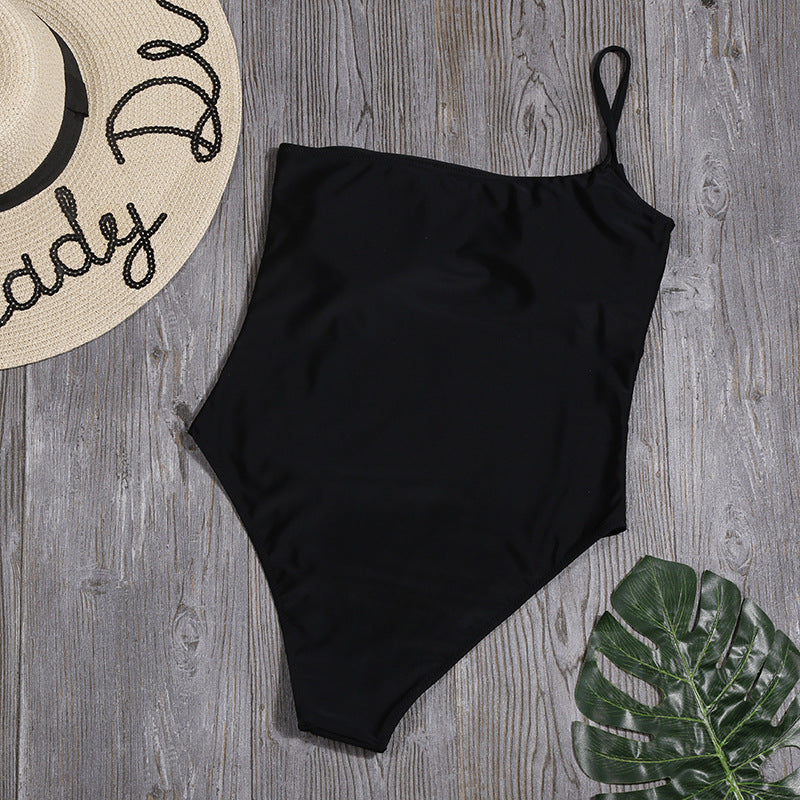 Nuevo y elegante traje de baño de una pieza, sexy bikini.