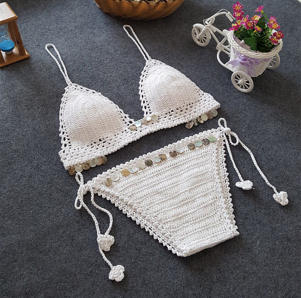 Nuevo Conjunto de Bikini para Mujer con Diseño de Sirena