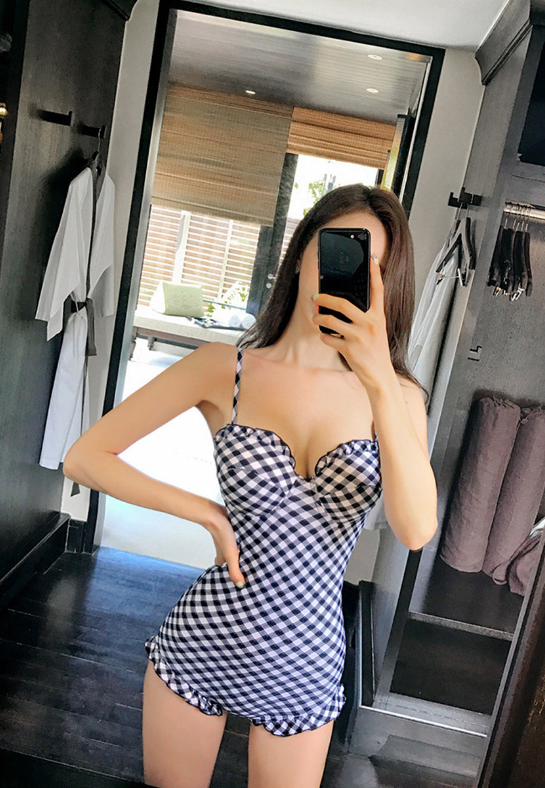 Conjunto de Bikini con Volantes al Estilo Coreano 2020