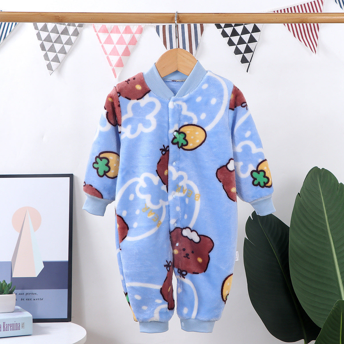 Conjunto de Pijama y Mono para Bebés Recién Nacidas