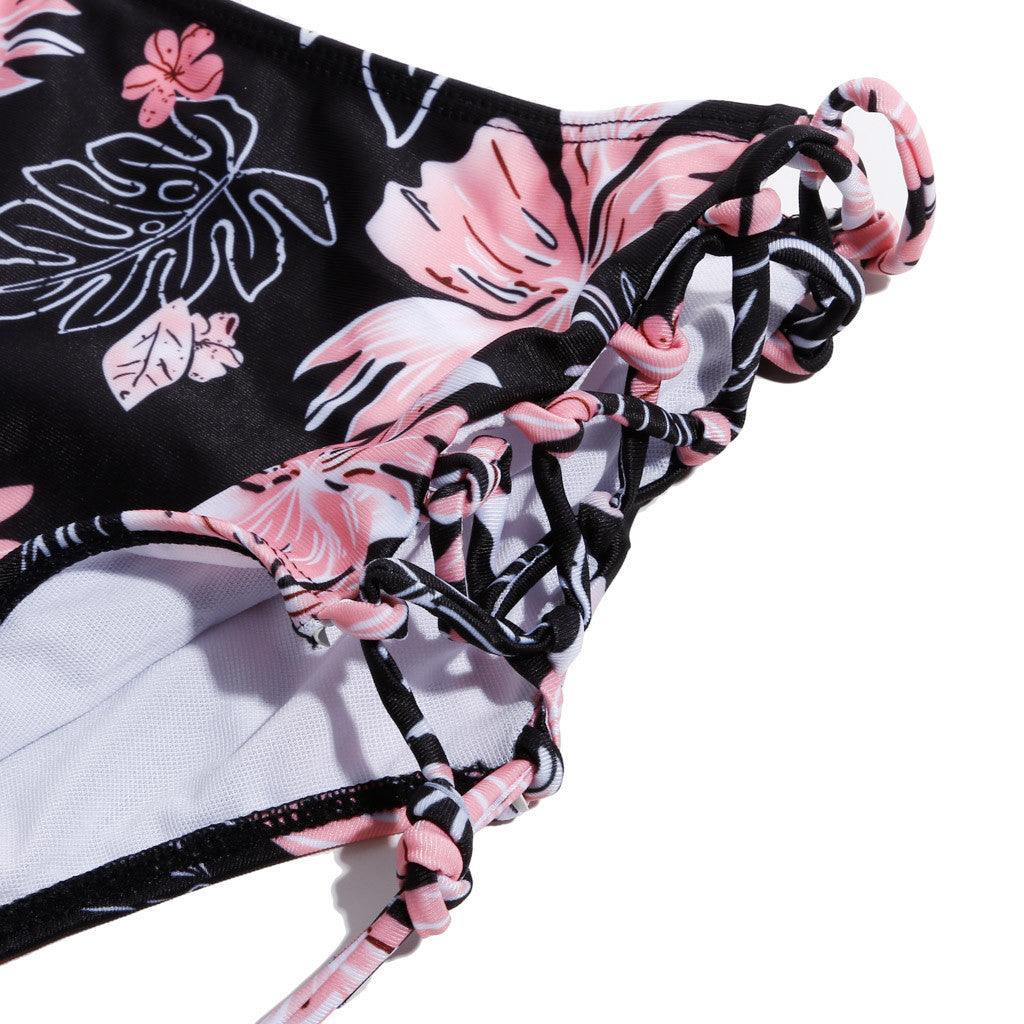 Conjunto de Bikini de Cintura Alta Transfronterizo 2020
