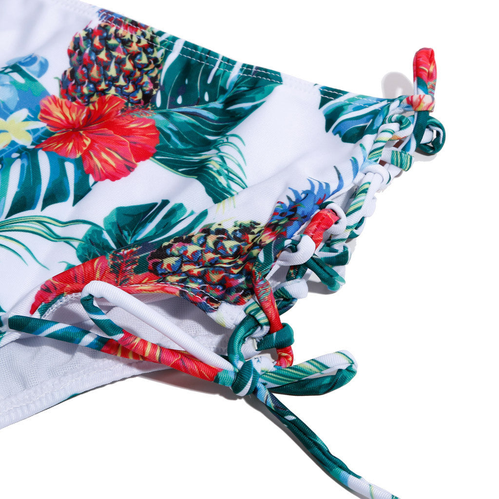 Conjunto de Bikini de Cintura Alta Transfronterizo 2020