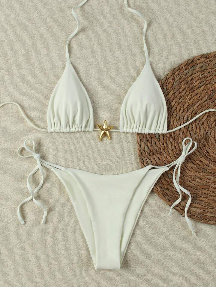 Bikini con Cordones para Mujer
