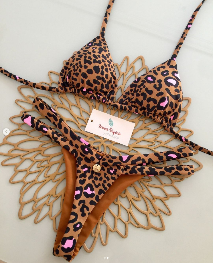 Conjunto de Bikini Brasileño Dividido