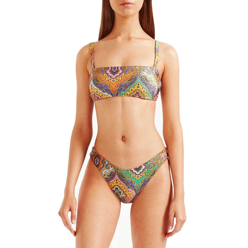 Conjunto de Bikini Estampado Sexy para Mujer 2019 (Transfronterizo)