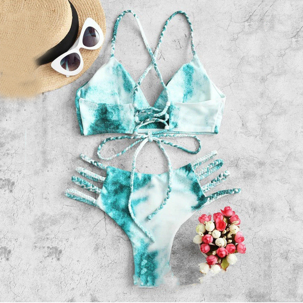 Bikini sexy de gran éxito de ventas de 2020 con diseño estampado