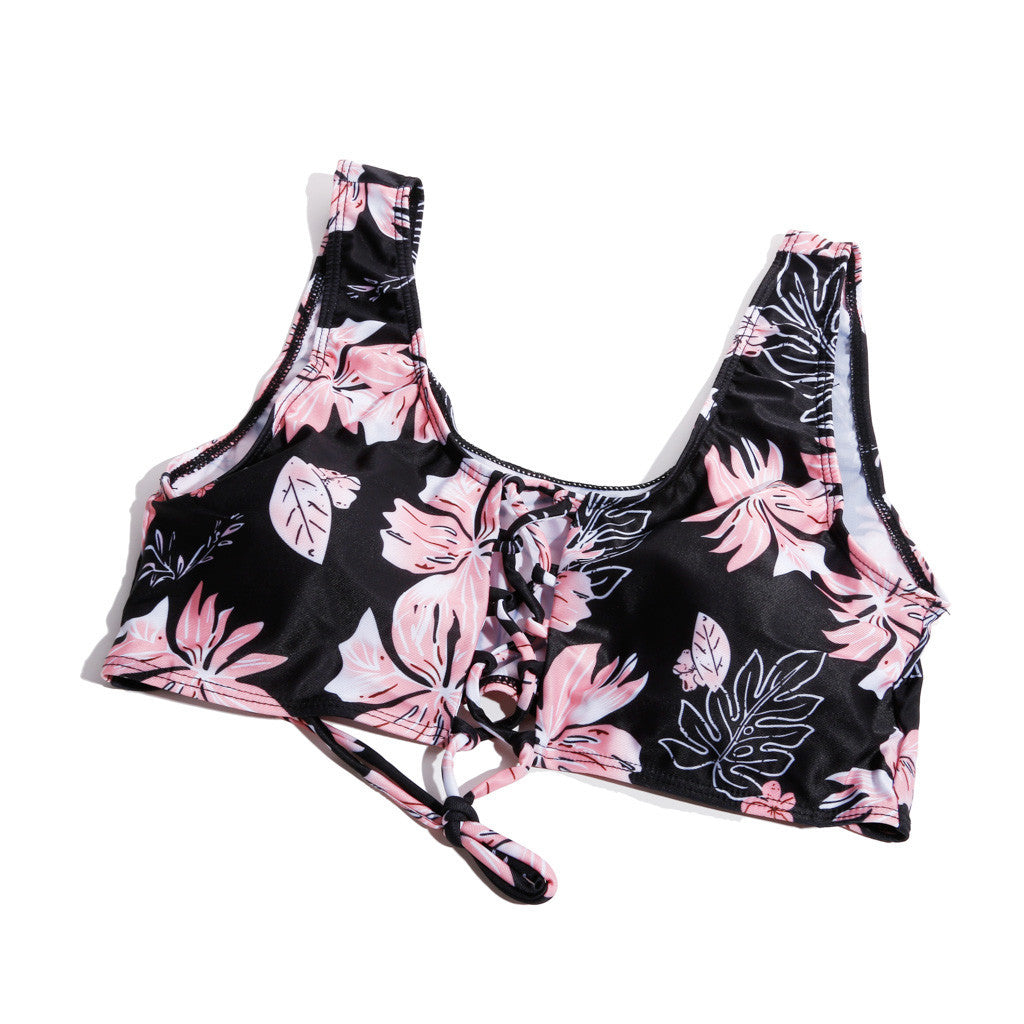 Conjunto de Bikini de Cintura Alta Transfronterizo 2020