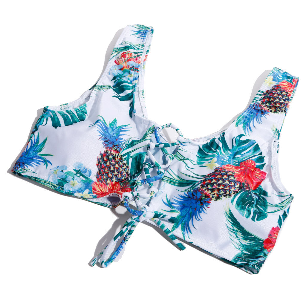 Conjunto de Bikini de Cintura Alta Transfronterizo 2020