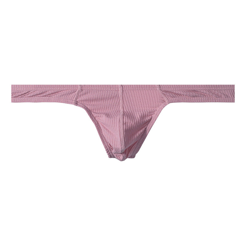 Braguitas de bikini de talle bajo y forma de T de color liso