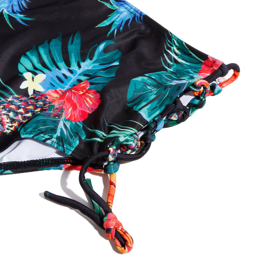 Conjunto de Bikini de Cintura Alta Transfronterizo 2020