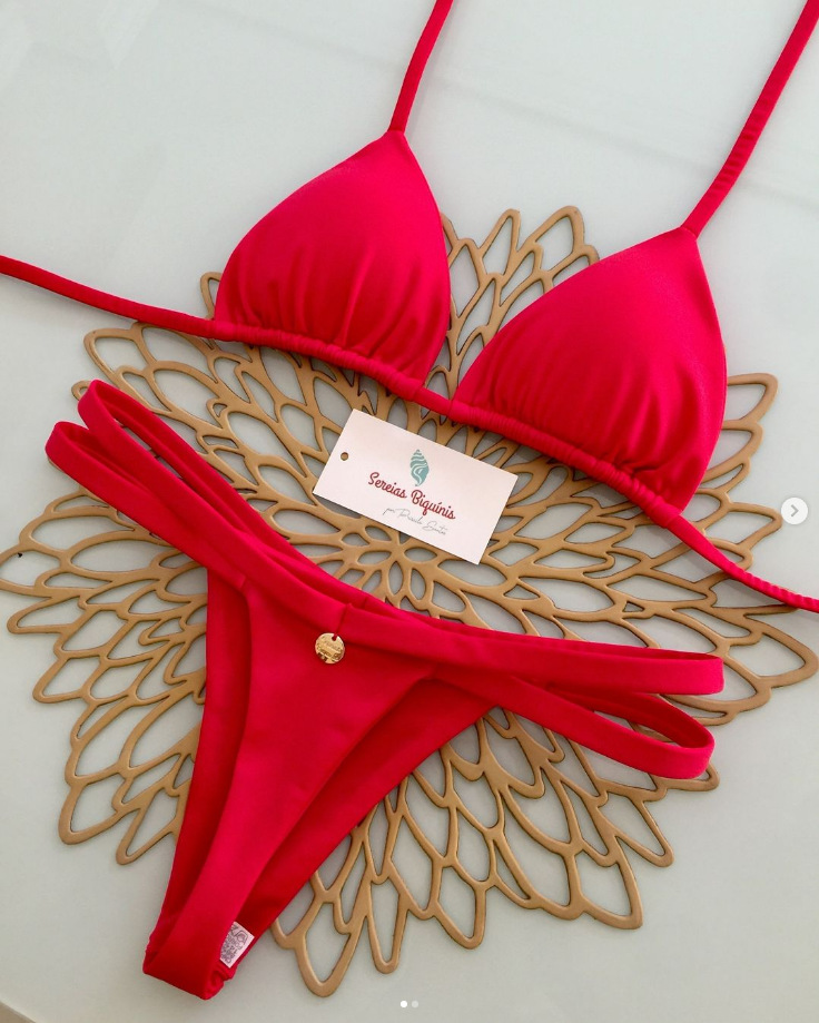 Conjunto de Bikini Brasileño Dividido