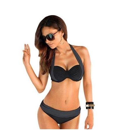 Bikini, Traje de Baño de Mujer, Bañador sin Espalda