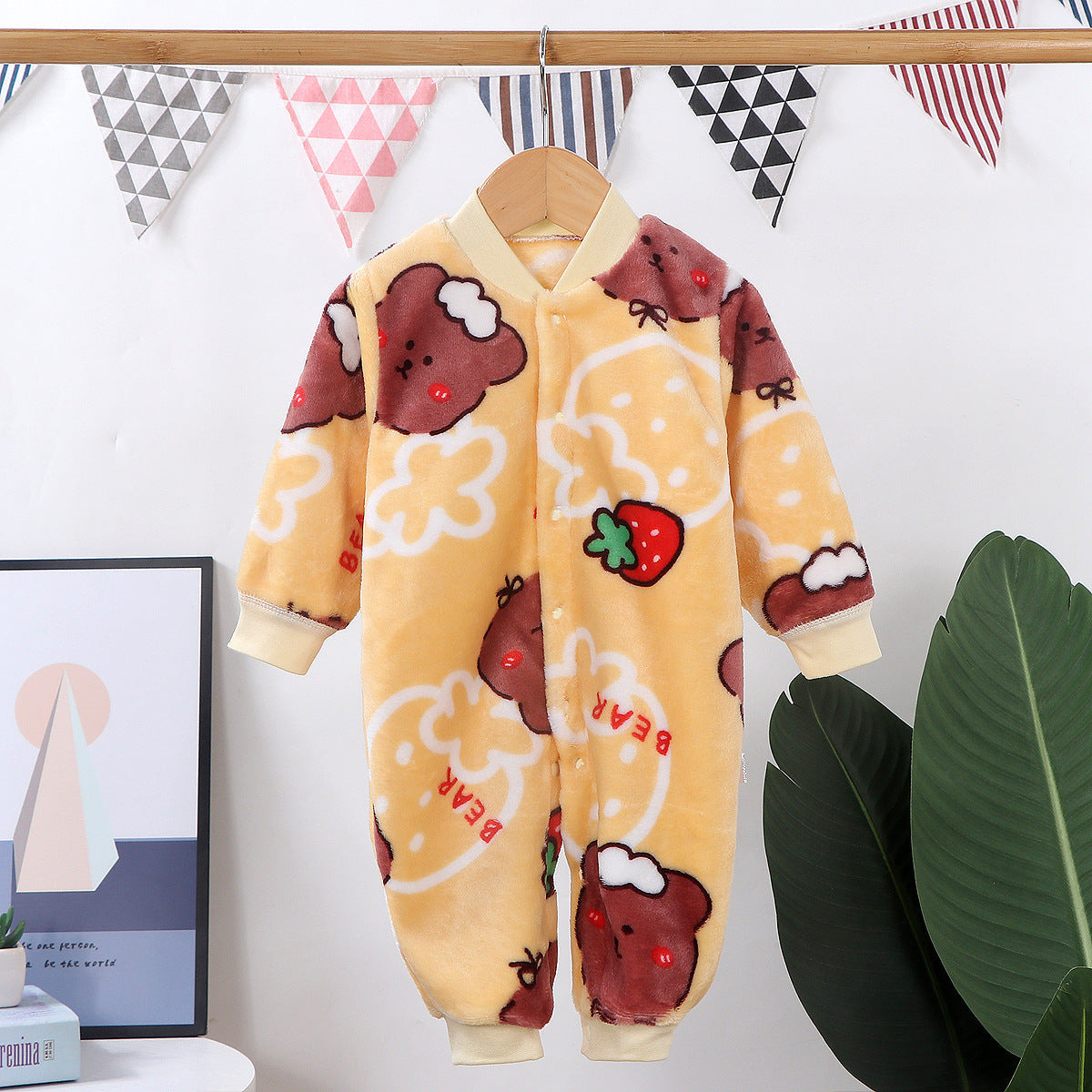 Conjunto de Pijama y Mono para Bebés Recién Nacidas