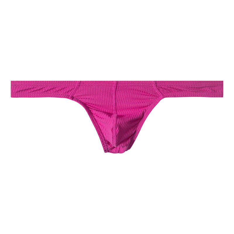 Braguitas de bikini de talle bajo y forma de T de color liso