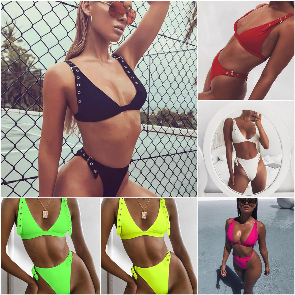 Conjunto de Bikini Ajustable para Mujer
