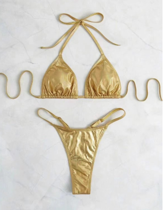 Conjunto de Bikini de Terciopelo