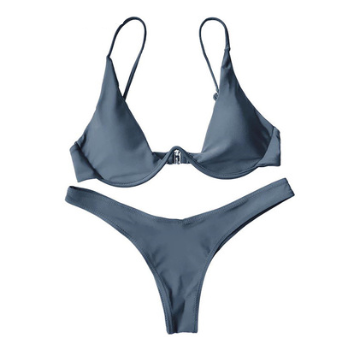 Bikini Popular con Soporte de Acero en Múltiples Colores