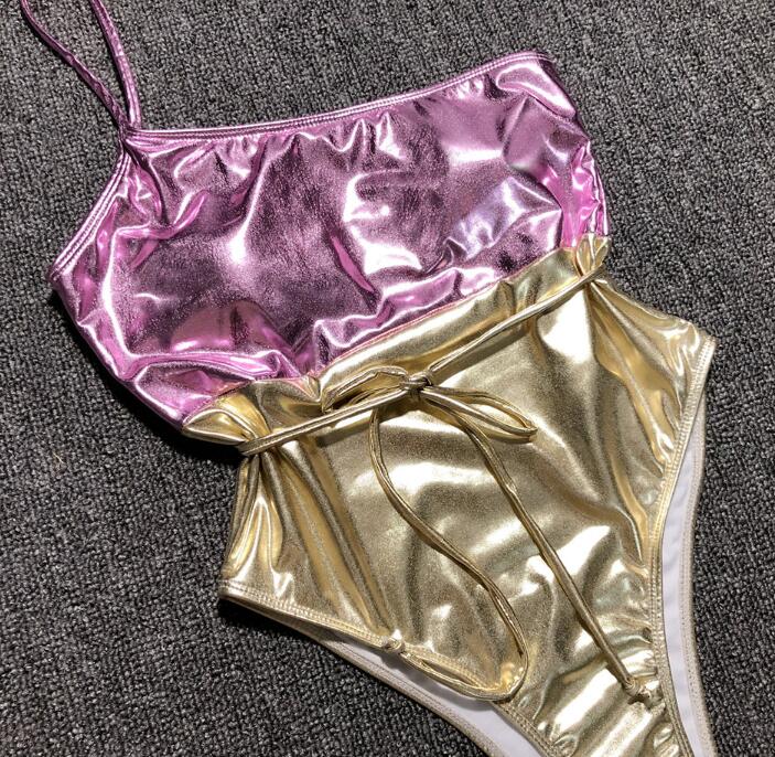 Traje de baño sexy de una pieza para mujer