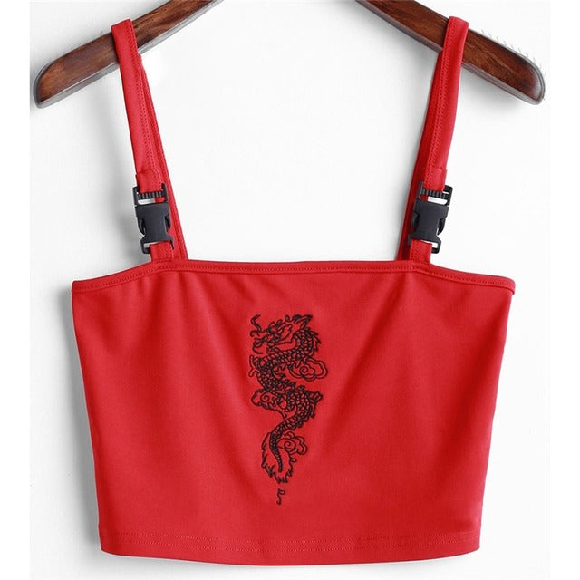 Chaleco de verano bordado de camuflaje para mujer a la moda