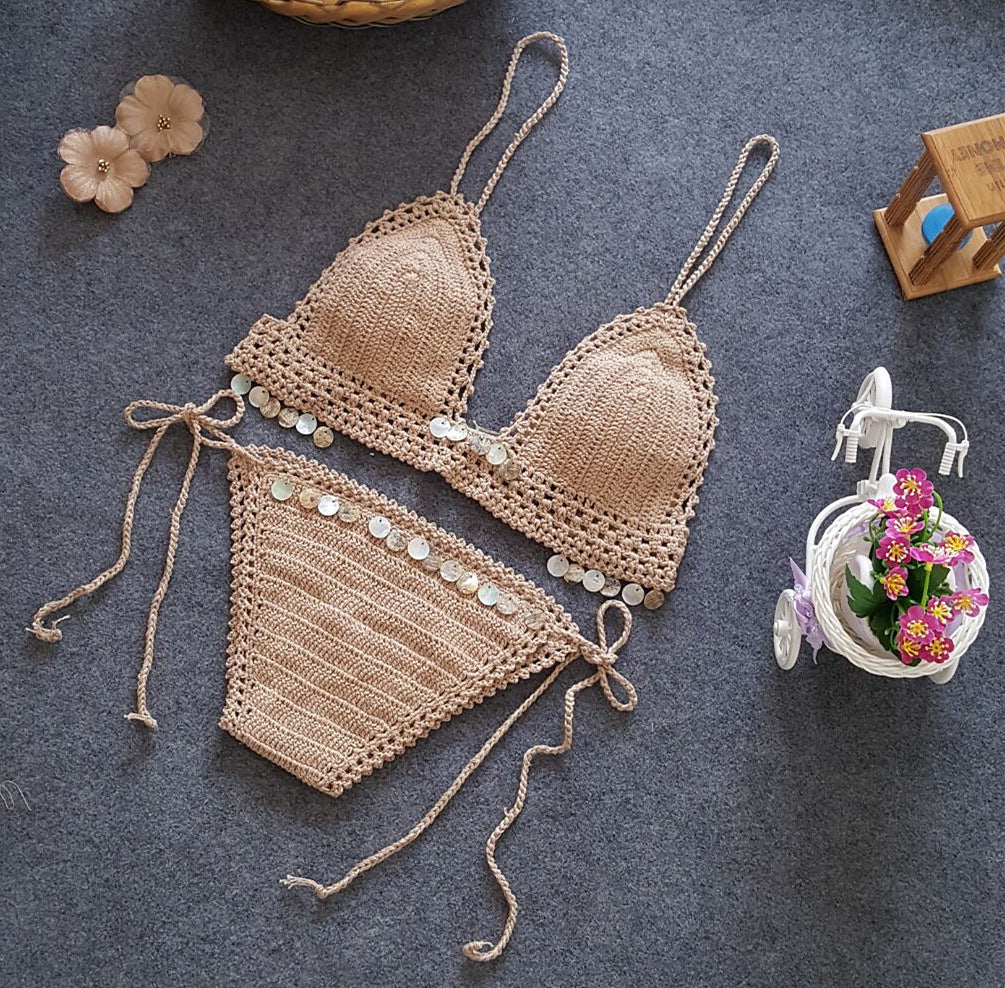 Nuevo Conjunto de Bikini para Mujer con Diseño de Sirena