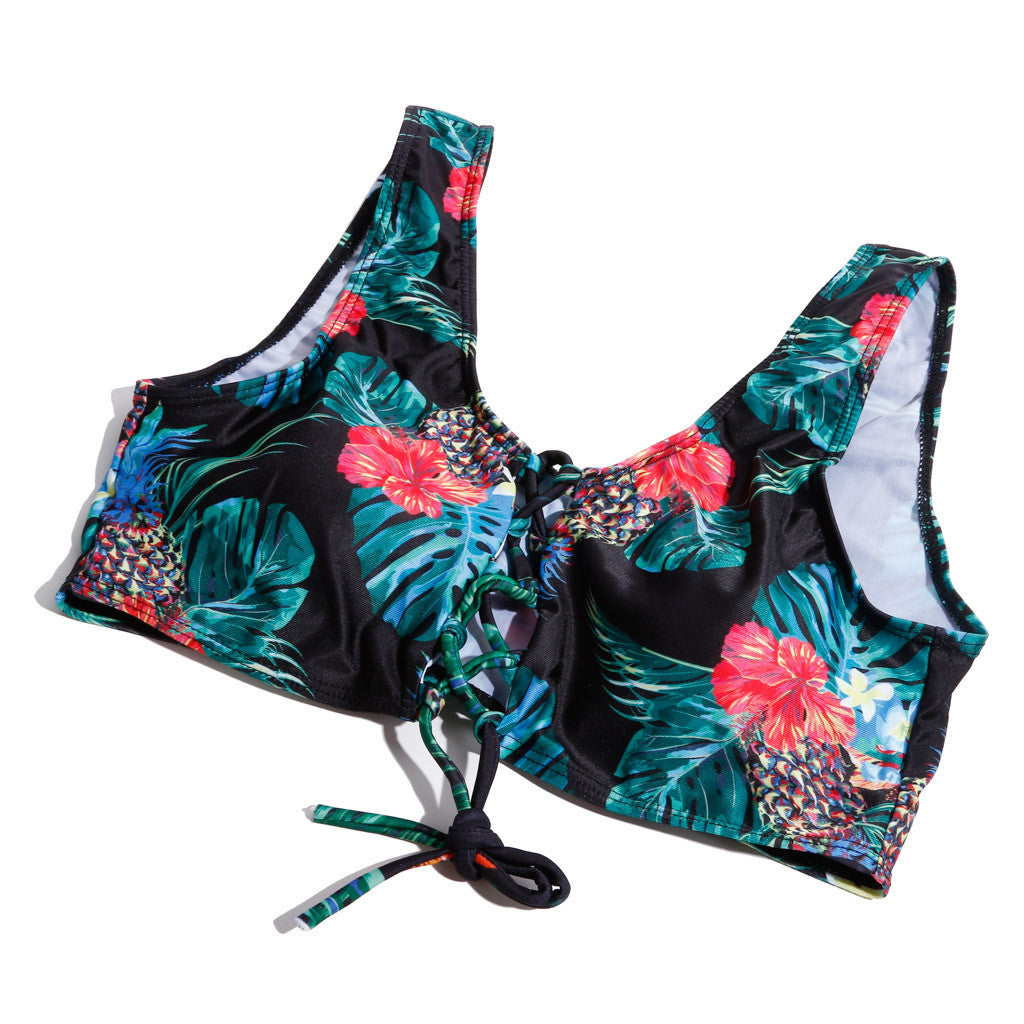 Conjunto de Bikini de Cintura Alta Transfronterizo 2020