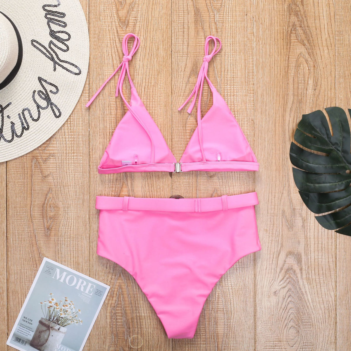 Traje de baño bikini sexy de talle alto para mujer 2020