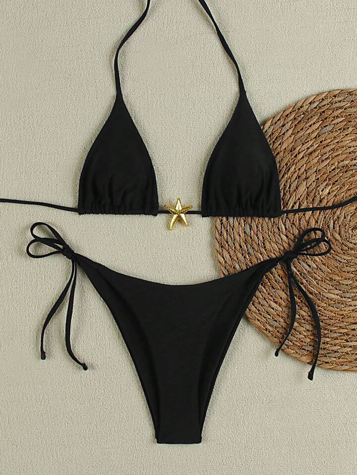 Bikini con Cordones para Mujer