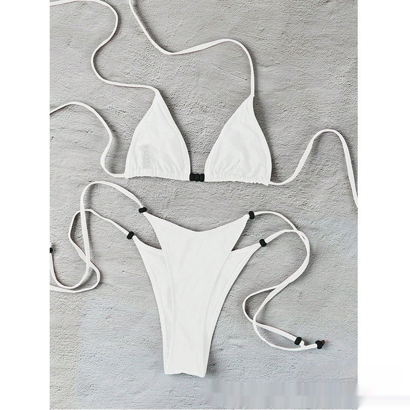 Bikini Dividido con Cordones para Mujer