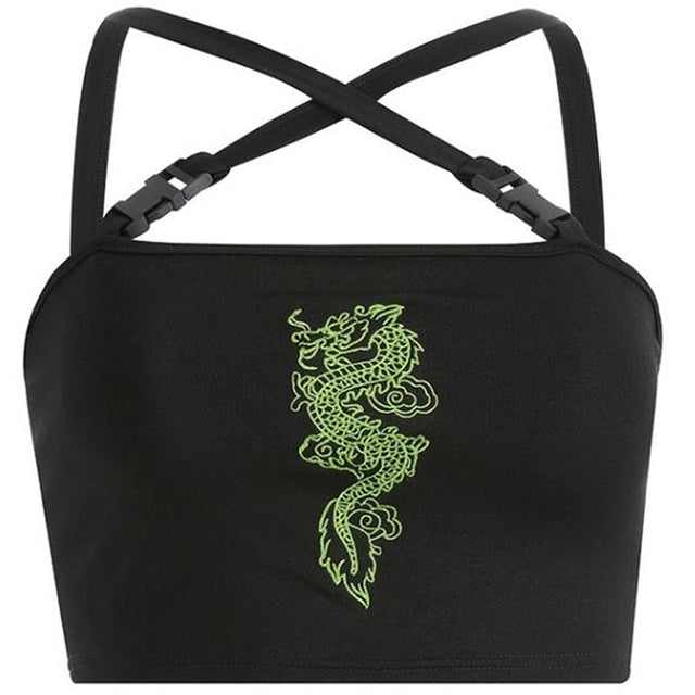 Chaleco de verano bordado de camuflaje para mujer a la moda