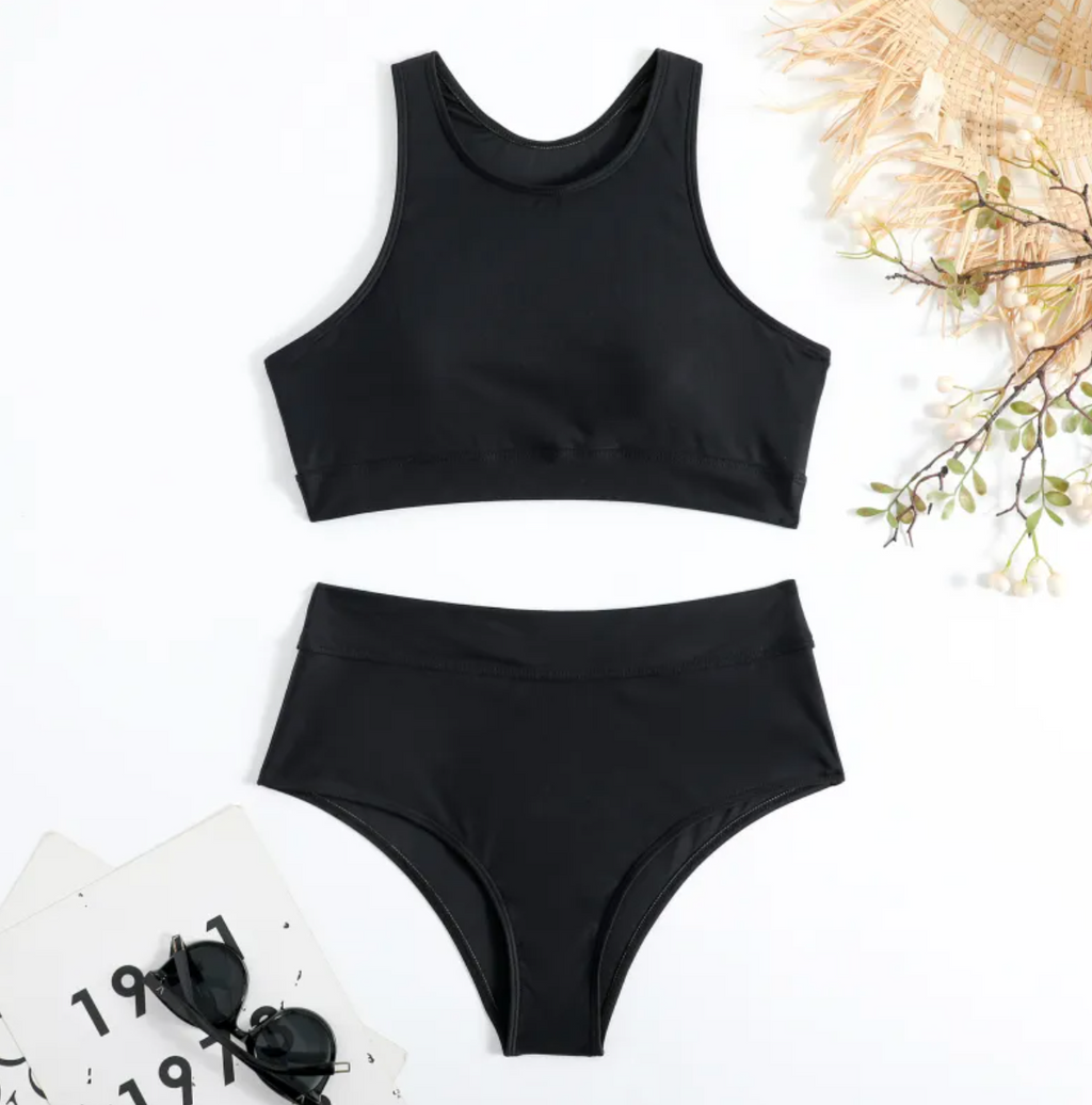 Traje de Baño de Nylon Estampado con Cinturón