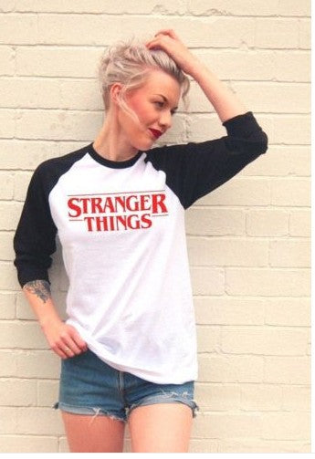 Camiseta de Manga Larga con Estampado de Letras para Hombres y Mujeres