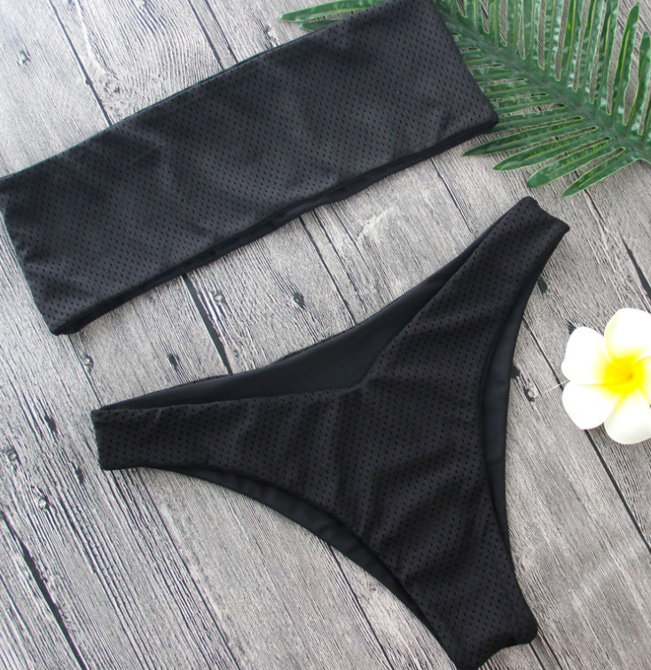 Bikini Sexy de Un Hombro con Recorte para Mujer