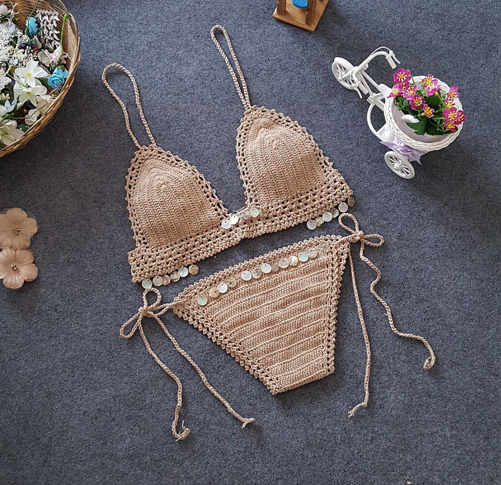 Nuevo Conjunto de Bikini para Mujer con Diseño de Sirena