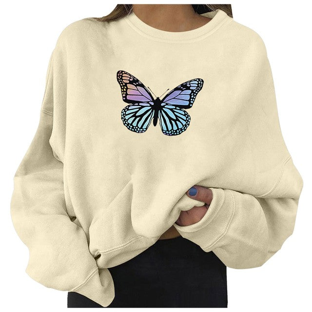 Sudadera con capucha extragrande para mujer con estampado de alfabeto urbano