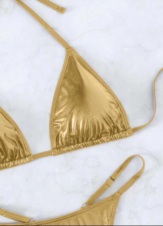 Conjunto de Bikini de Terciopelo
