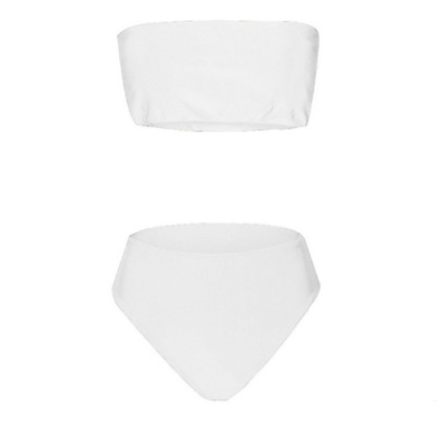 Nuevo Bikini Sexy Sin Tirantes de Cintura Alta