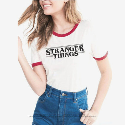 Camiseta de Manga Larga con Estampado de Letras para Hombres y Mujeres