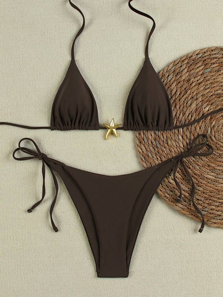 Bikini con Cordones para Mujer