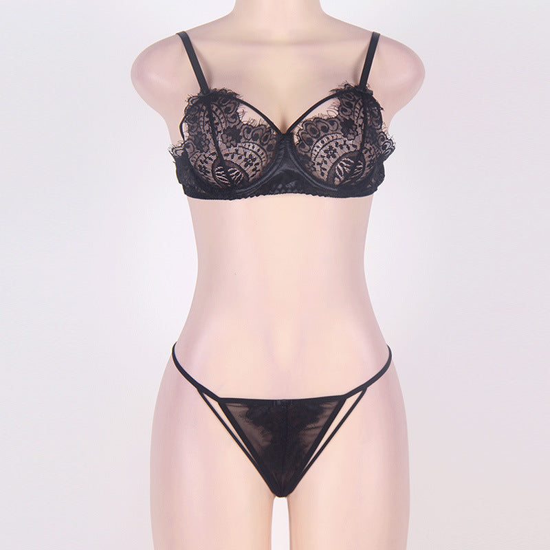 Conjunto de lencería de encaje para mujer - Estilo bikini
