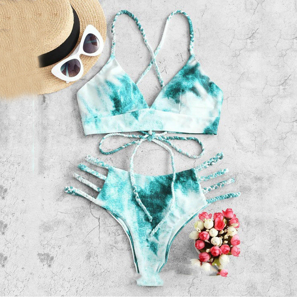 Bikini sexy de gran éxito de ventas de 2020 con diseño estampado