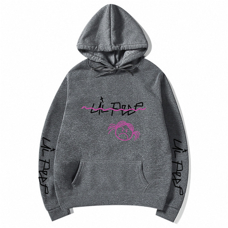 Sudadera de Moda Urbana Lil Peep con Forro de Vellón (Unisex)