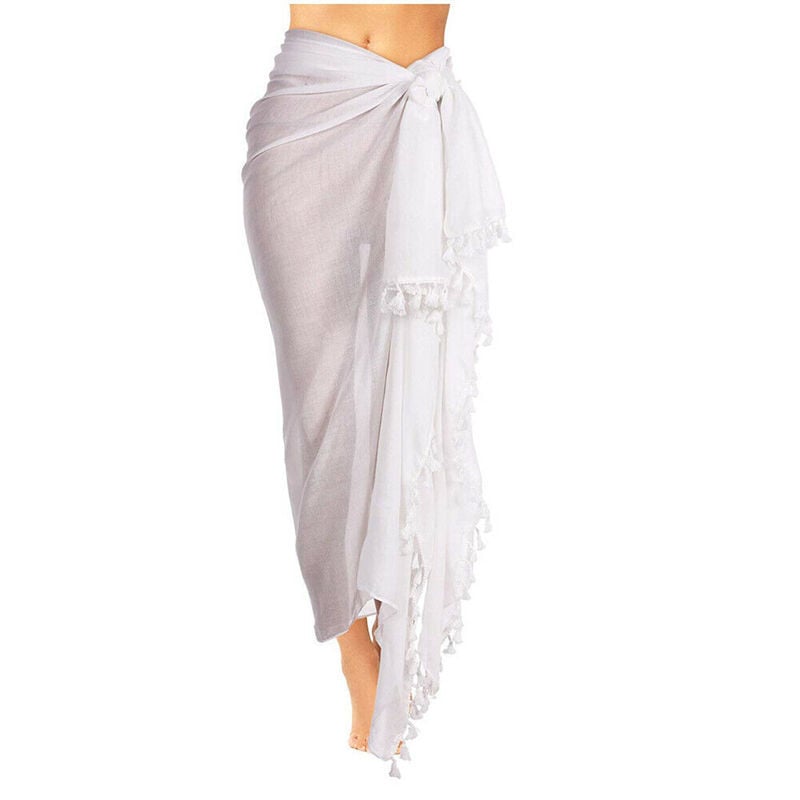 Pañuelo con Flecos de Playa Seaside para Mujeres