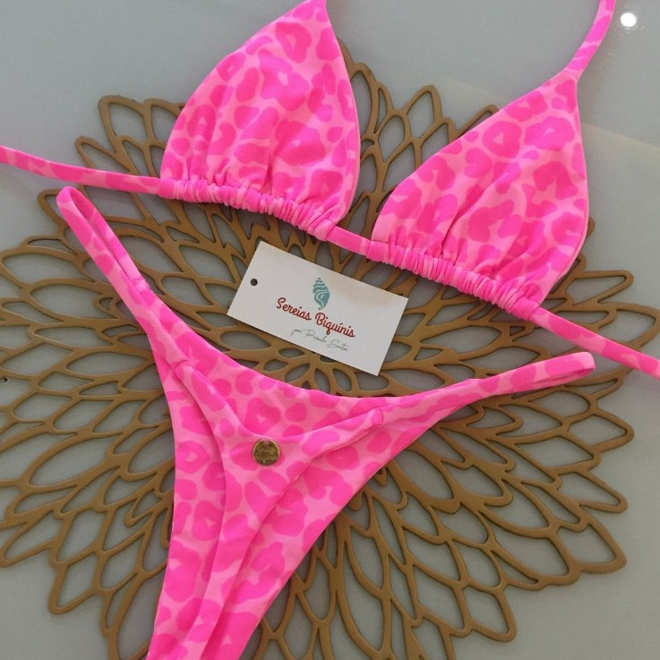 Conjunto de Bikini Brasileño Dividido