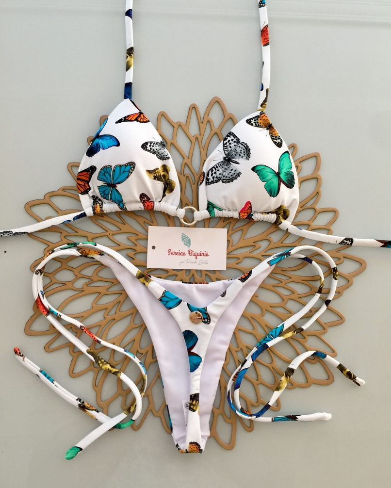 Conjunto de Bikini Brasileño Dividido