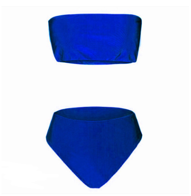 Nuevo Bikini Sexy Sin Tirantes de Cintura Alta