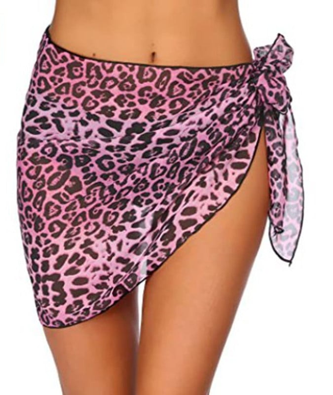 Blusa y pañuelo tipo pareo de gasa de tul para mujer